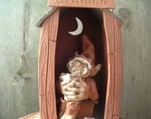Gnome Sitting in The Necessary