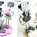 Robot Wedding Cake Topper  MADE TO ORDER Customizable Robot Bride Groom - Clay and Wire