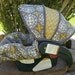 Aviary with Charcoal Infant Car Seat Cover- Moves to Toddler