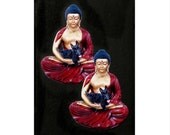 good karma scottie dog collage buddha custom pet portrait home decor maroon black tagt team