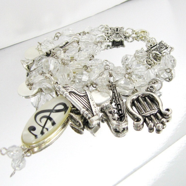 music charm bracelet