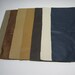 7 leather remnants sized 11 X 6"
