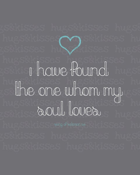 song of solomon in blue - 8x10 print