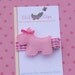 Pink Felt Scottie Dog Hair Clip - 0071 (see store for coupon code)