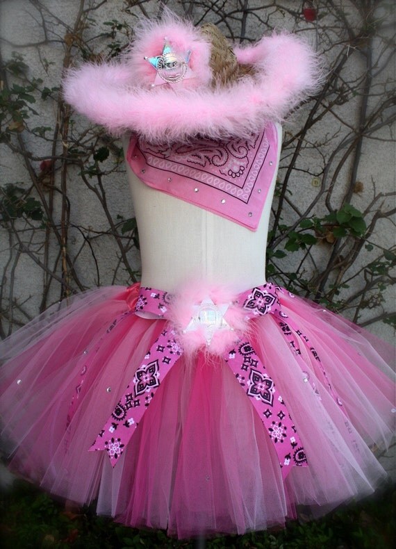 Princes Cowgirl Tutu OutfitSize 57ytutu bandana by babybagoo