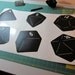 RPG Dice - Wall Decals