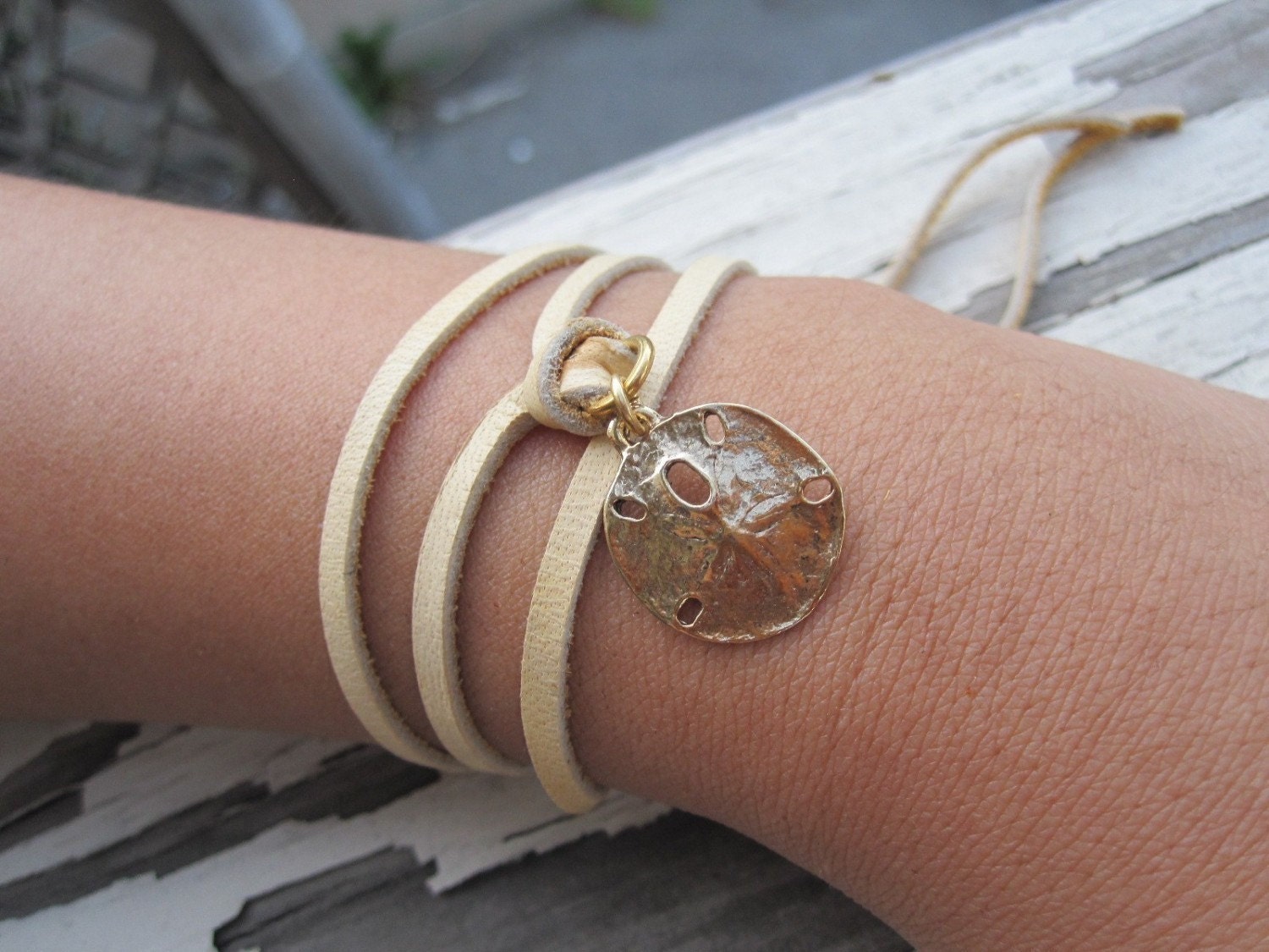 The Sand Dollar wrap around bracelet
