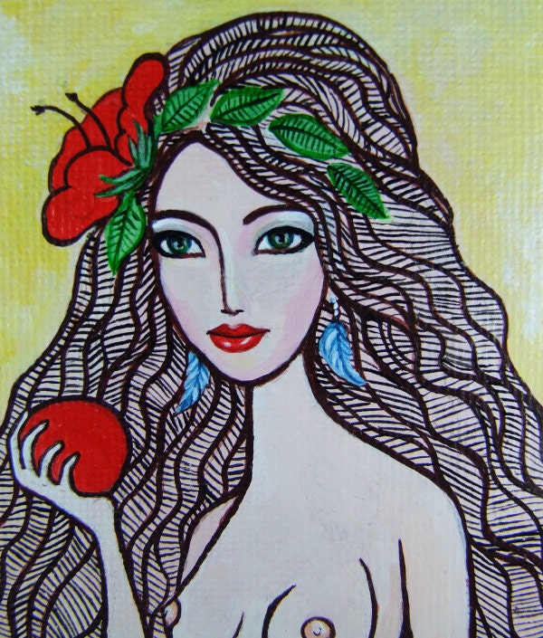 Acrylic Original Painting "Eve"