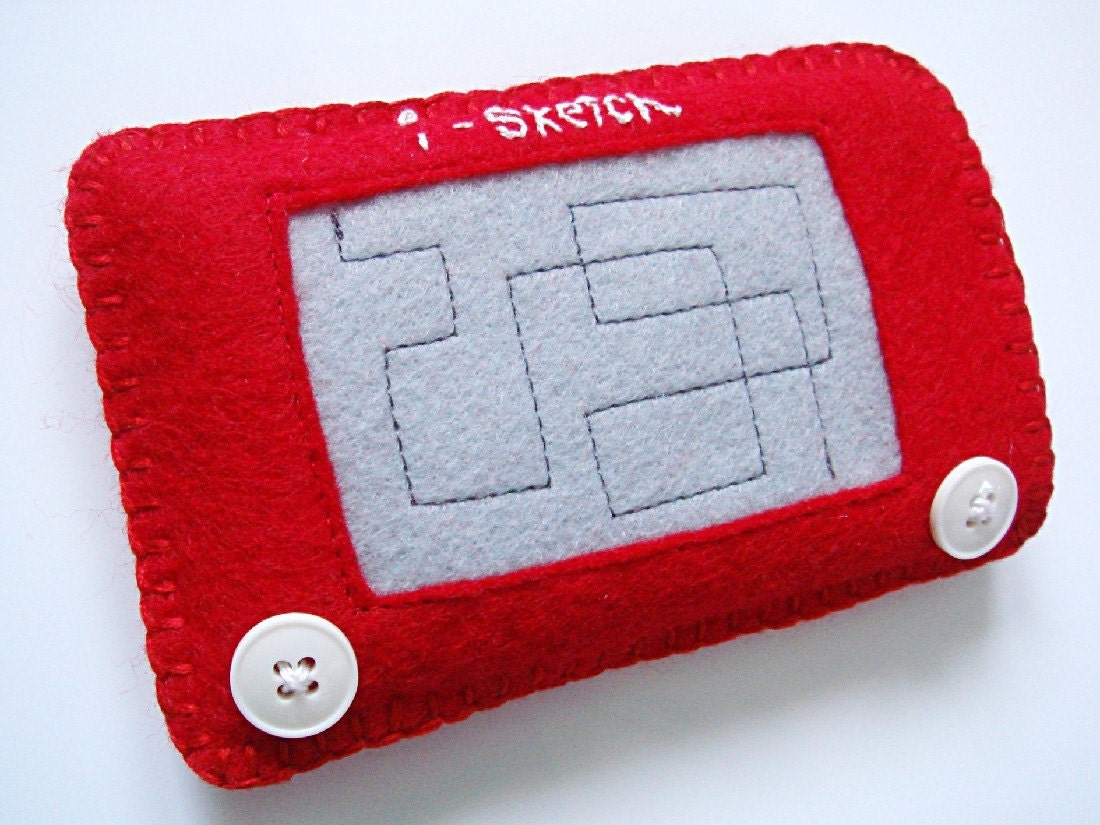 Etch a Sketch iPhone Cozy