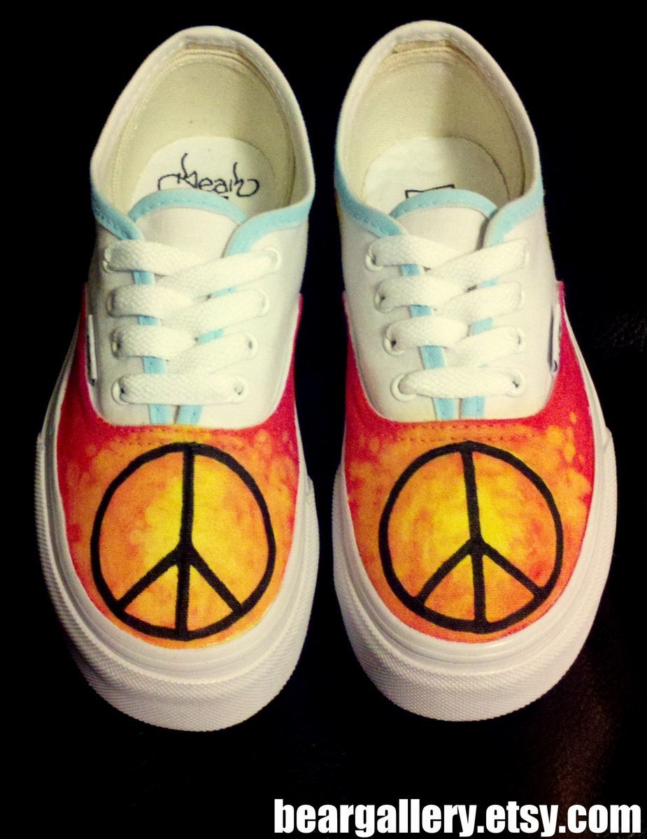 Custom Shoes - Peace