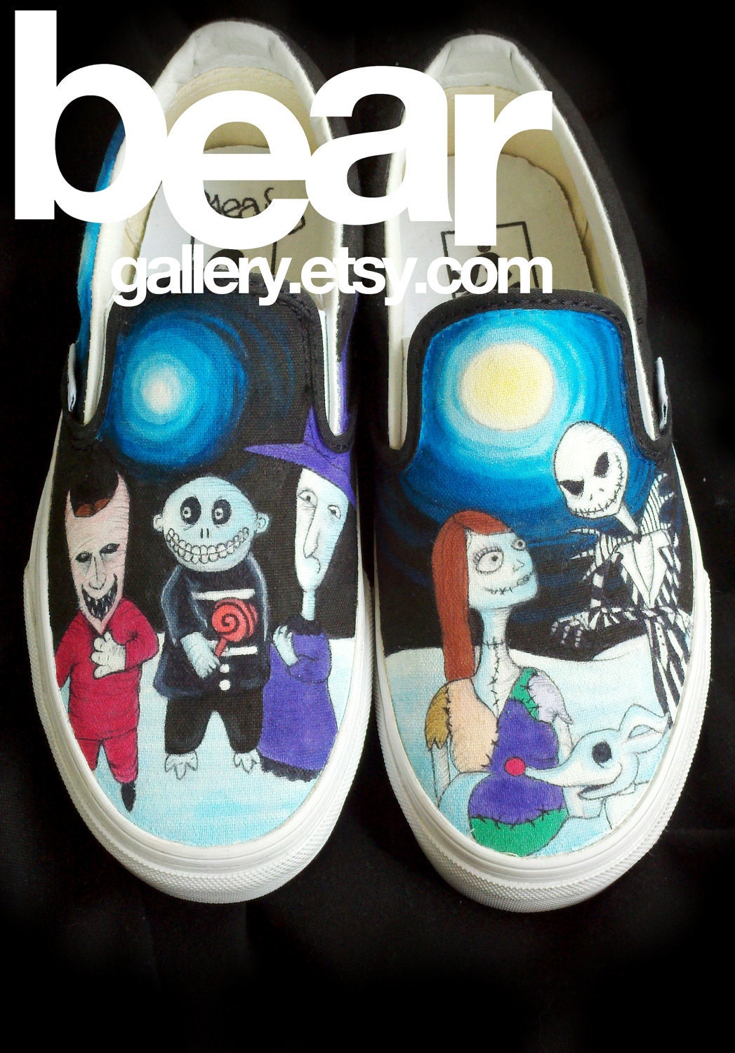 Custom Vans- Nightmare Before Christmas