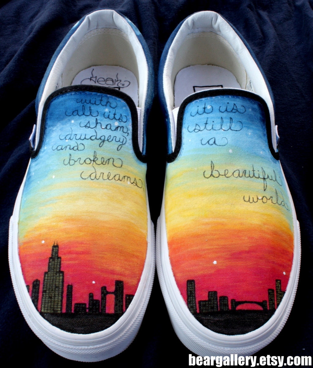 Custom Vans-- City Scape Chicago