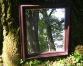 Victorian Mahogany Wall Mirror with Gold Trim