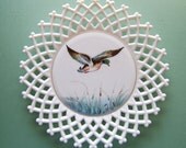 Vintage Westmoreland Milkglass Plate
