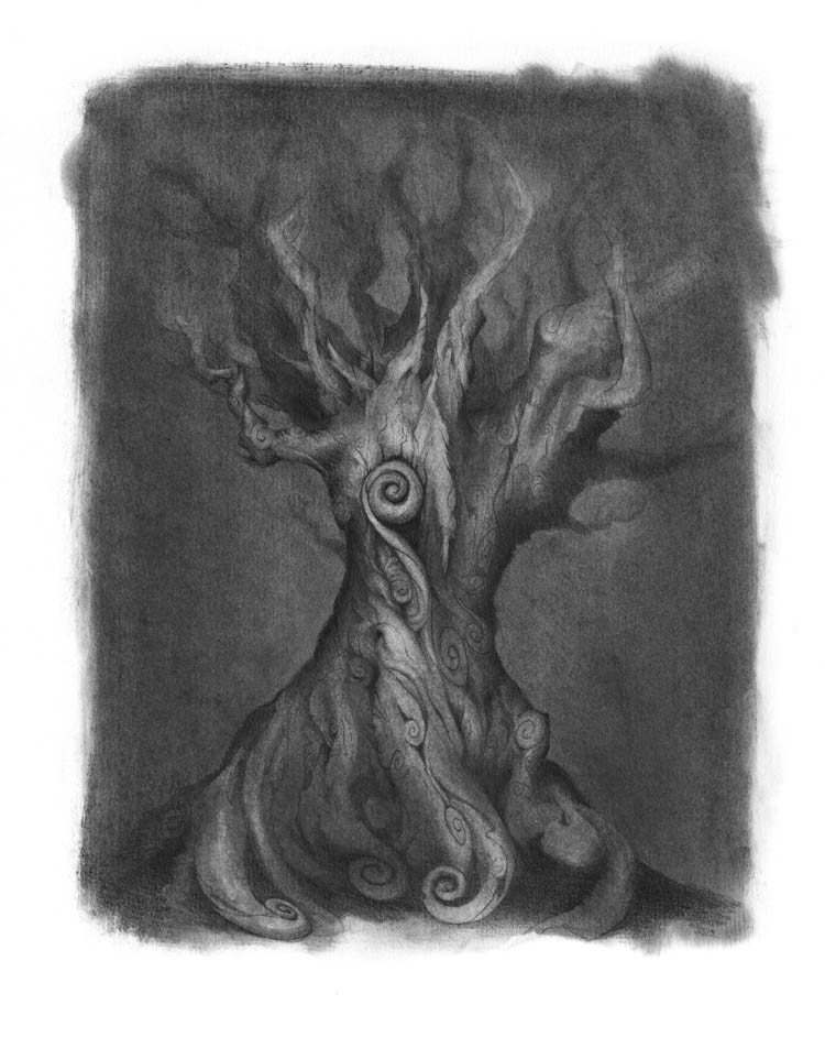 Fantasy Tree 2  11x14 print