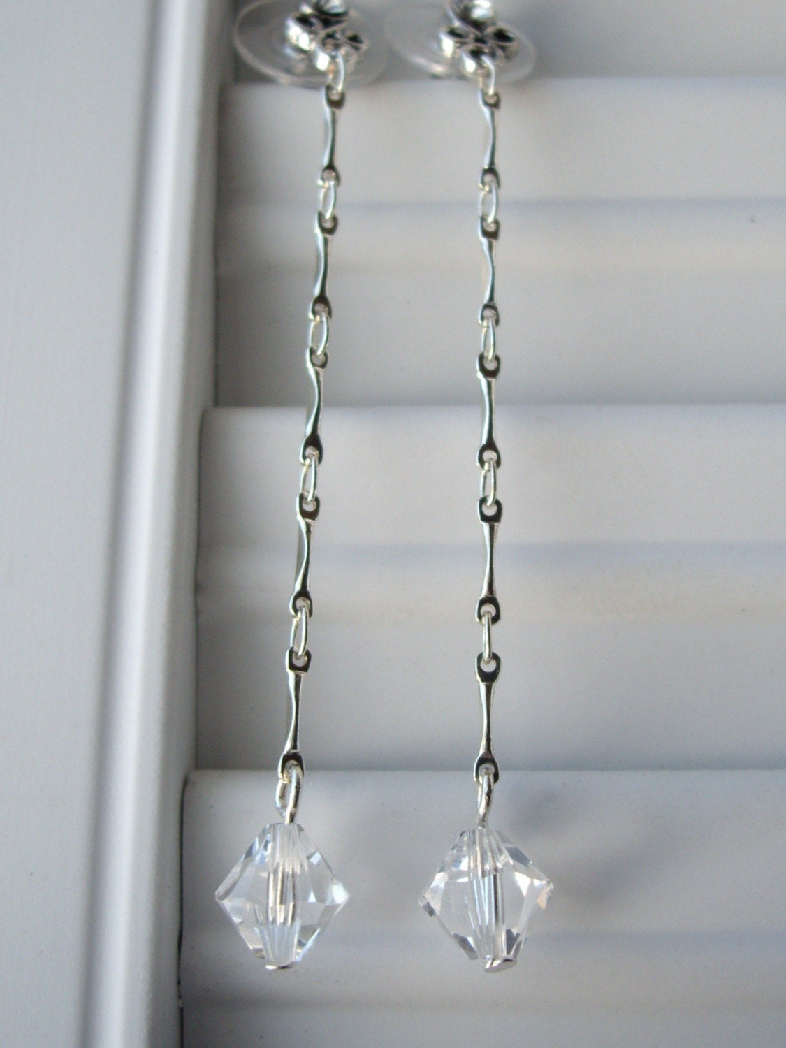 Nicole Crystal Drop Earrings