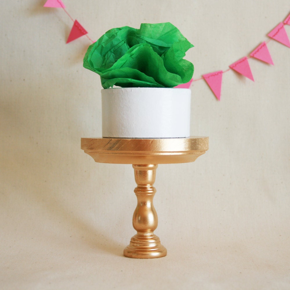 Gold Cupcake Stand. Mini Size
