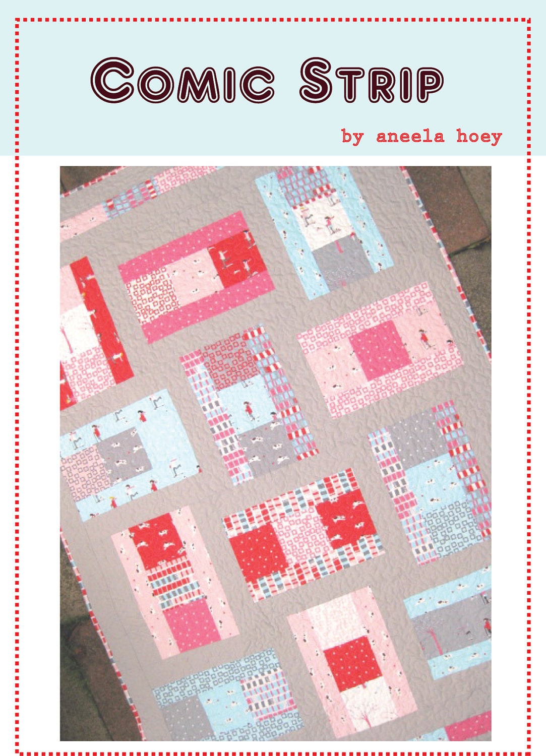 Comic Strip Quilt - PDF pattern