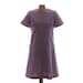 Dress Mod Vintage 60s 1960s Purple Day Dress M L