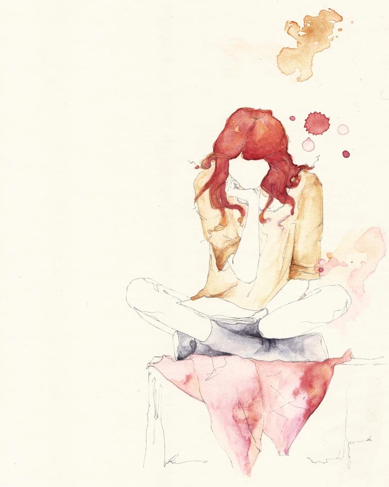 Girl Reading 8x10