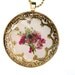 FLORAL BOUQUET, Pressed Flower Pendant (396)