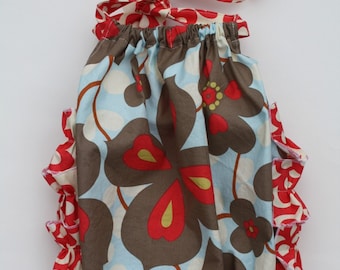 Morning Glory Ruffled Sunsuit