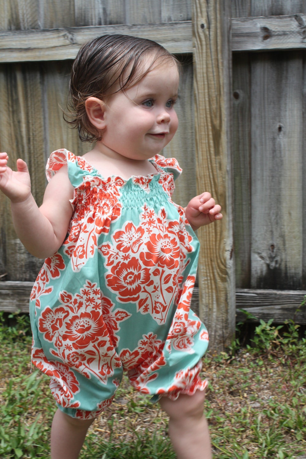 Fresh Cut Bubble Romper with Flutter Straps or Halter Tie