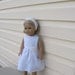 18 Inch American Girl Dolls American Girl Like Dolls, Communion Baptism or Flower Girl Dress with Doll Headband