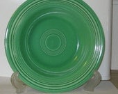 Vintage Fiesta Light Green Deep Plate Soup Bowl Treasury Item