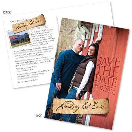 Custom Save the Date Postcards