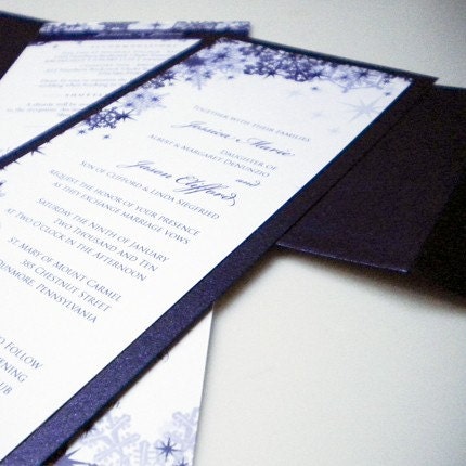 Winter Wedding Invitations