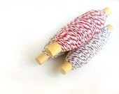 Red & White Baker's Twine - 50 Yards