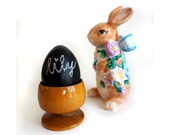 Chalkboard Eggs in Paper Carton - Set of 6 Half Dozen DIY Weddings, Seating, Table Numbers, Name Tags or Decoration