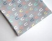 lucky - horse shoe fabric - original fabric - fat quarter