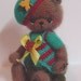 Miniature Thread Artist Bear Crochet accessory pattern for Patti by Joanne Noel of  Wee Bears