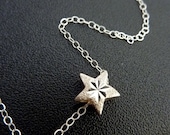 Sterling Silver SHOOTING STAR in Sterling Silver Chain Necklace