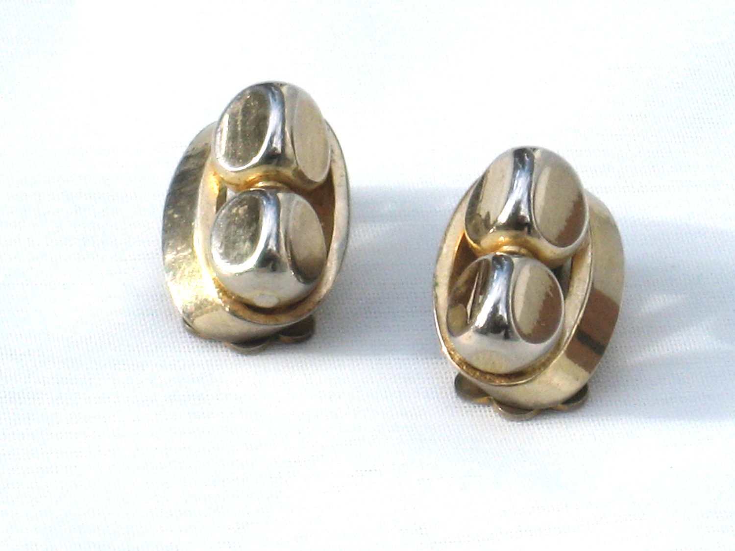 Vintage Clip Earrings Signed Coro Early 50s Pre Copyright Jewelry