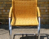 Mid century modern cane chair