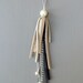 Leather and Chain Tassel Pendant
