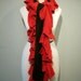 SALE Red Ruffles