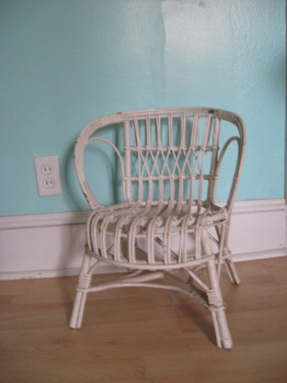 shabby chic child s size wicker chair by accessoryaddiction shabby chic child s size wicker chair by accessoryaddiction