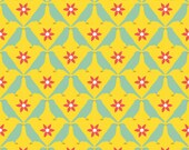 HALF YARD FABRIC - Nursery Print with Birds