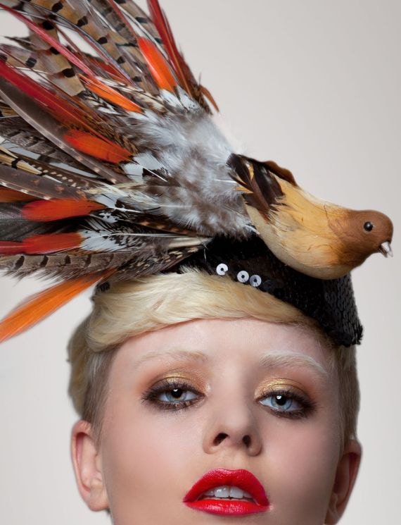 Pheasant tale Fascinator, Headpiece, Cocktail hat, Buy Fascinator