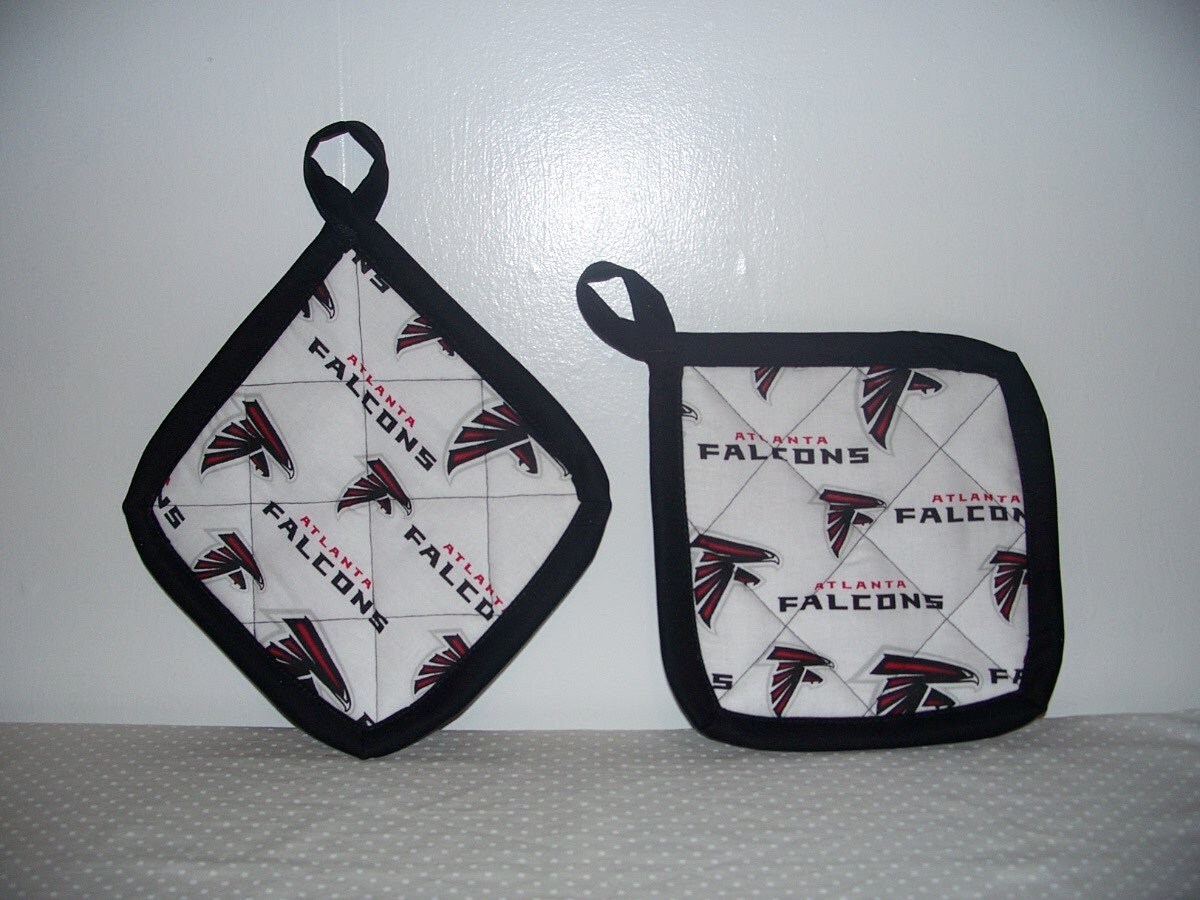 2 Atlanta Falcons Pot Holders