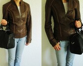Leather duffle small black--handmade Leather bag Diaper bag Shoulder bag Tote Handbag Hip bag Women