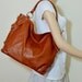 Leather hobo Flamingo brown---Adeleshop handmade Leather bag Messenger Diaper bag Shoulder bag Tote Handbag Hip bag Women