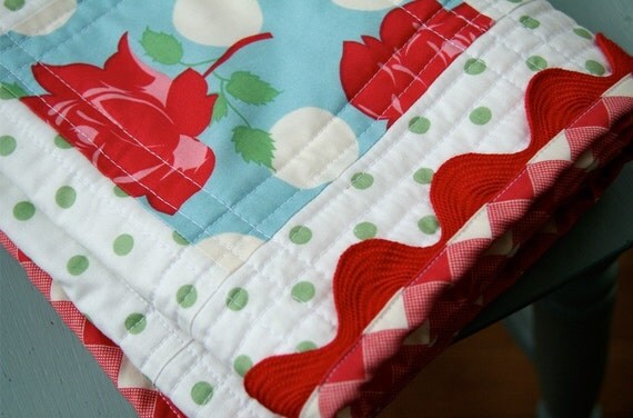 CUSTOM LISTING FOR CHRISTIE baby girl quilt