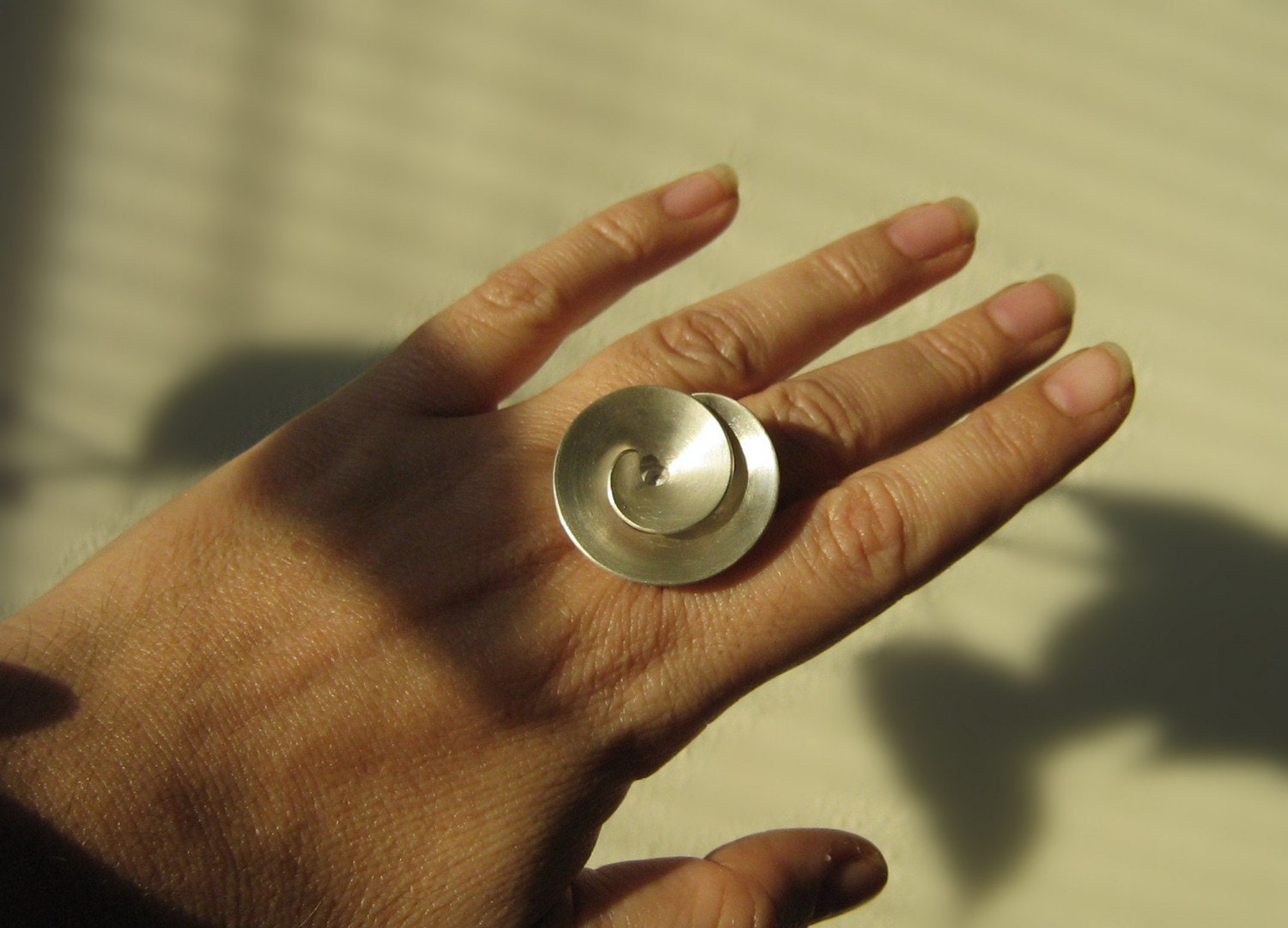 Vortex - Sterling silver ring - Ready to ship