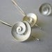Nautilus - dangle Earrings - Sterling silver - small