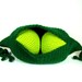 Two Peas in a Pod Large Stuffed Plush Crochet Toy, Amigurumi Pretend Food for Babies, Toddlers, Children